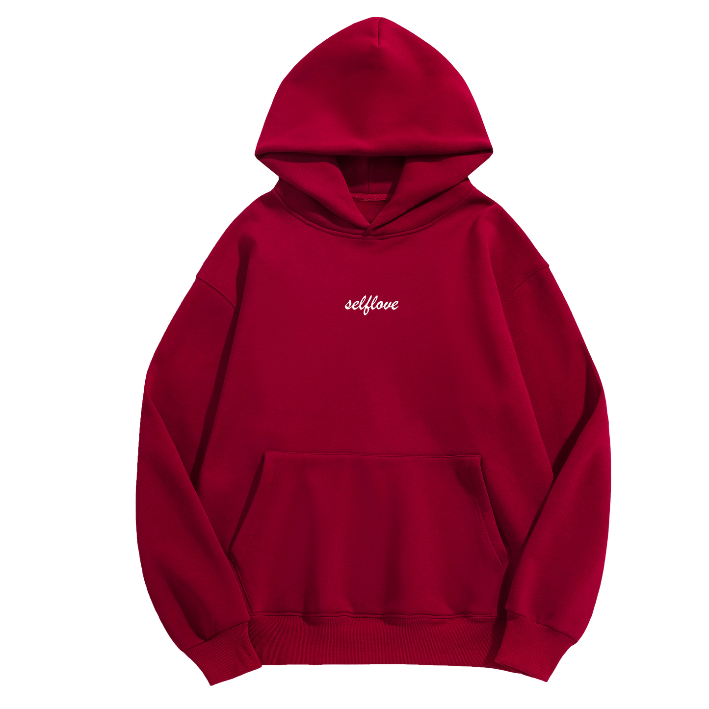 500 GSM "selflove" EMBROIDERED HOODIE