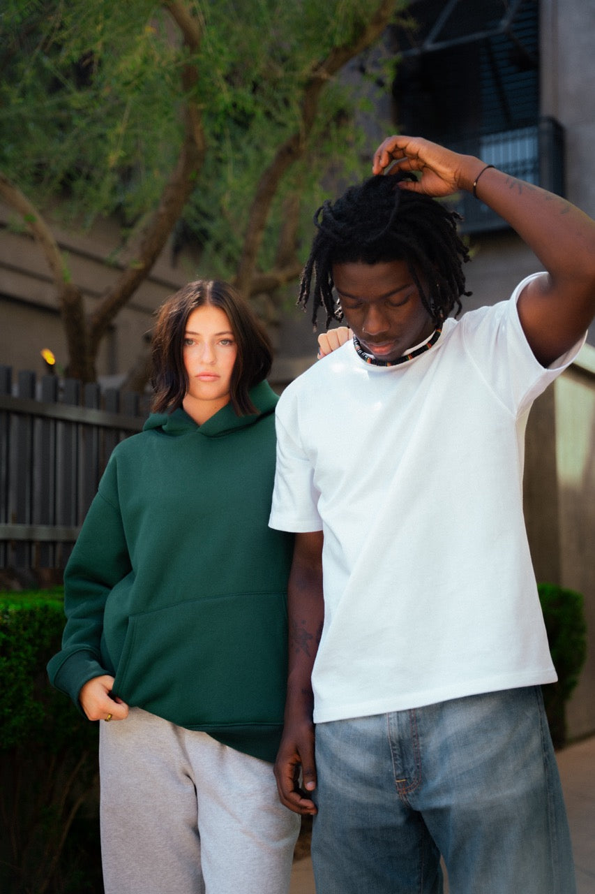 280GSM "Polar" Perfect Blank Drop Shoulder T Shirt