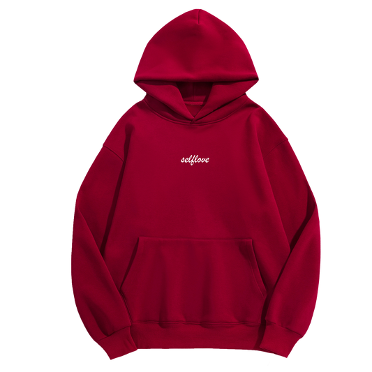 500 GSM "seflove" EMBROIDERED HOODIE