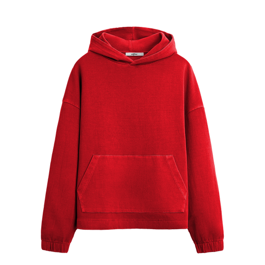 Selflove blanket lined hoodie in Cardinal