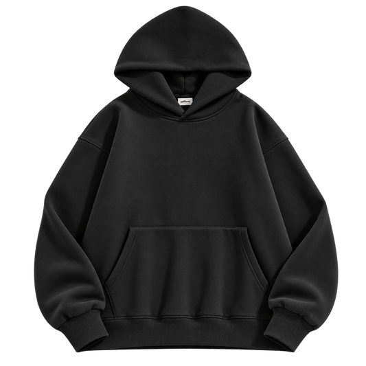 Selflove blanket lined hoodie in Charcoal